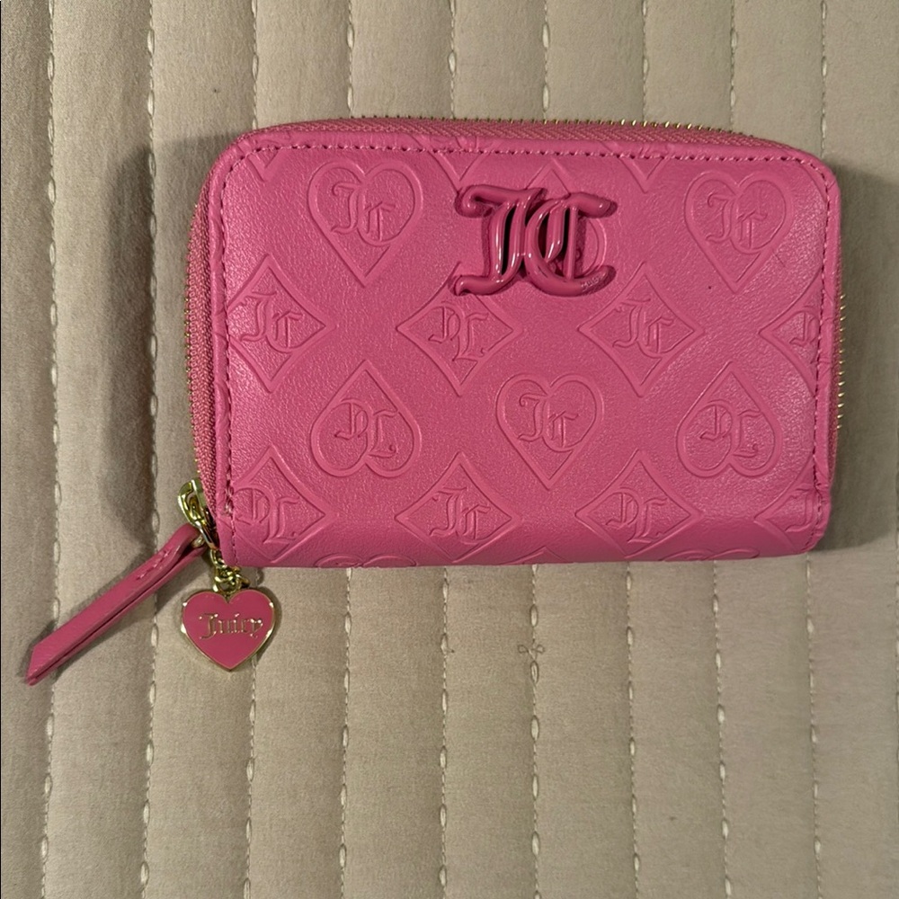 Juicy Couture Pink Embossed Wallet